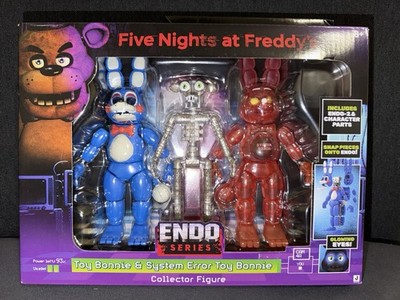Five Night At Freddy s Endo-02 TOY BONNIE & SYSTEM ERROR BONNIE 6.5'' Figure NEW