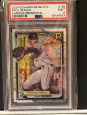 Paul Skenes  Prospects PSA 9 2024 Bowman Mega Box Chrome  #125