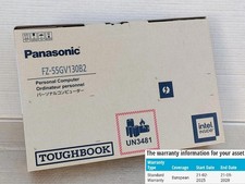 NEW IN BOX Panasonic Toughbook FZ-55 MK3 1345U - 512GB - 16GB RAM - Iris Xe 25H2