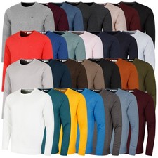 Calvin Klein Men's Crew Neck Cotton Breathable Golf Sweater