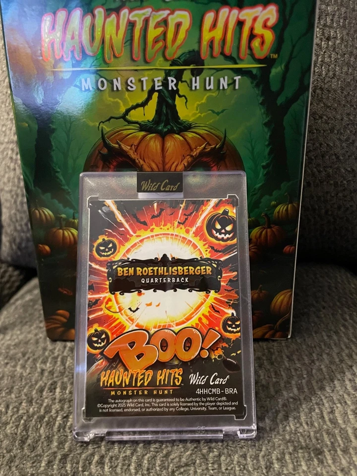 Wildcard 2025 ¡Boo! True Color Match 1/1 Auto Ben Roethlisberger Foto 4 de 4