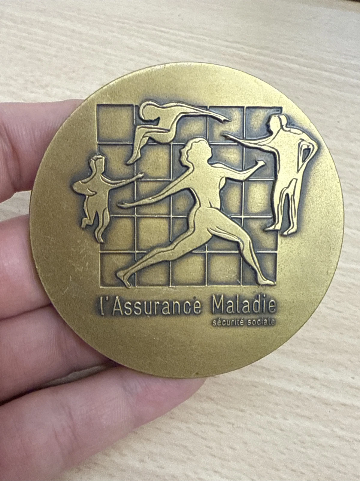 Médaille L’assurance Maladie Sécurité Sociale En Bronze Pichard