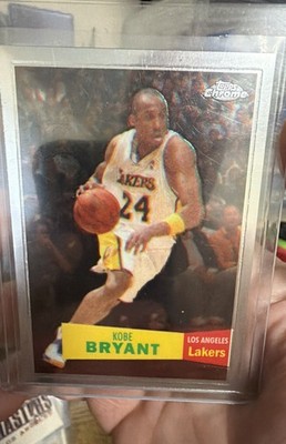 2007-08 Topps Chrome - Kobe Bryant #24 1957-58 Variations Clean Card