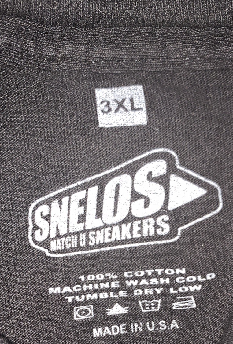 23 T Shirt Snelos Match U Sneakers Size 3XL View 3