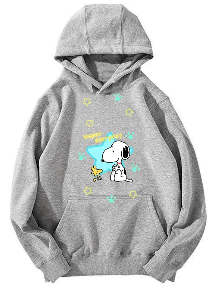 Sudadera con Capucha Snoopy Happy Everyday - Diseño Peanuts Star & Paws Sudadera con Capucha Unisex Foto 2 de 2