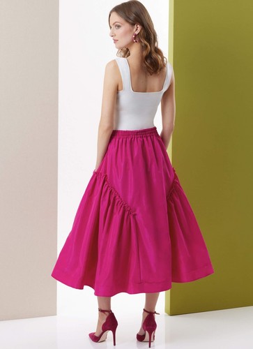 Butterick Easy SEWING PATTERN B7044 Misses' Skirt,Midi & Evening Length - Picture 3 of 6