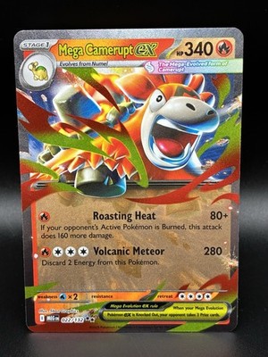 Pokemon TCG Mega Camerupt EX 22/132 Mega Evolutions 