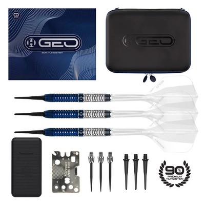 Dartpfeile Harrows GEO 01 Parallel 90% Softtip Soft Darts Softdart Set mit Etui