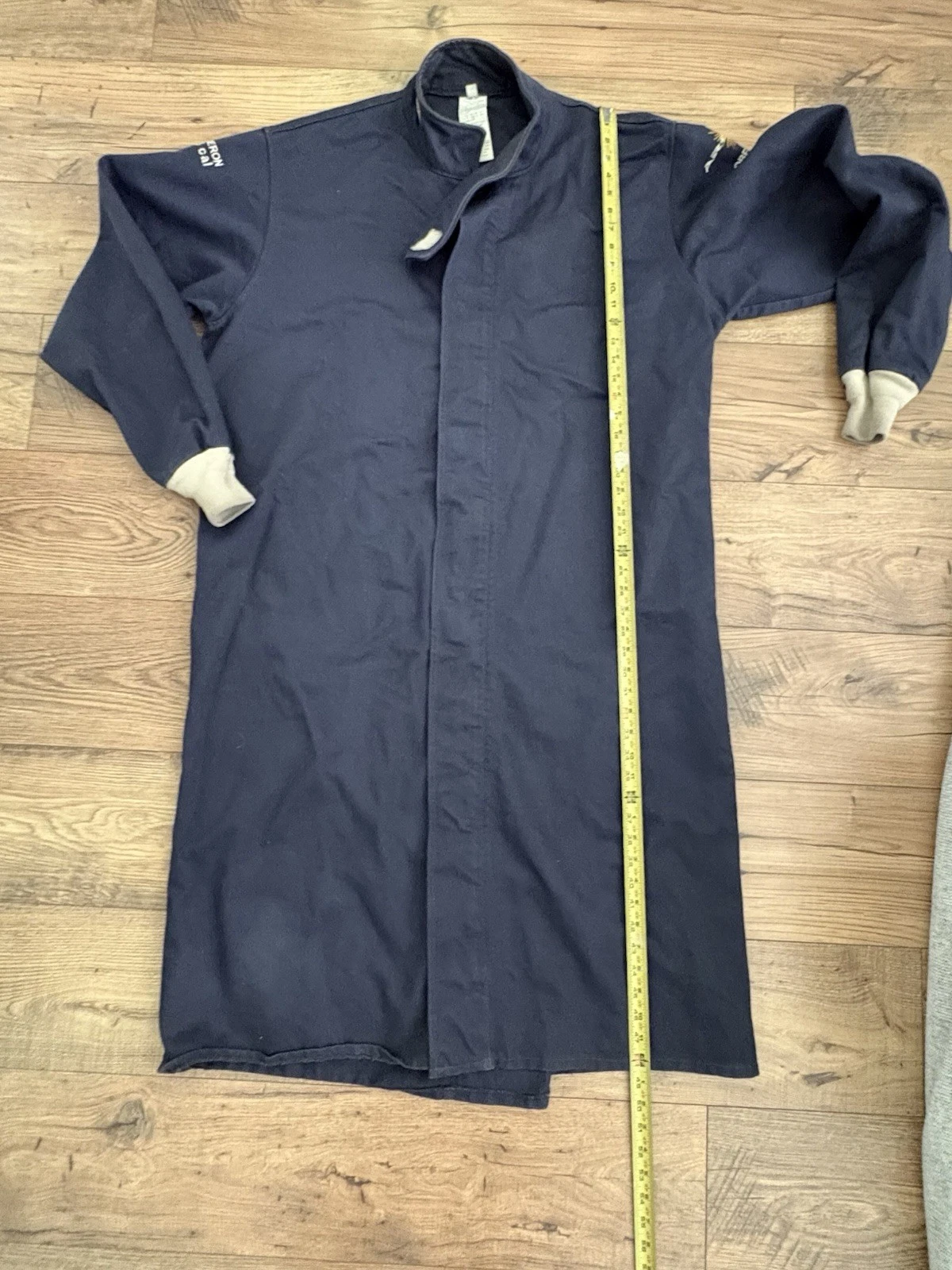 Oberon ARC15 Arc Flash Protective Coat Navy XL 15 Cal/cm² Made in USA image 8