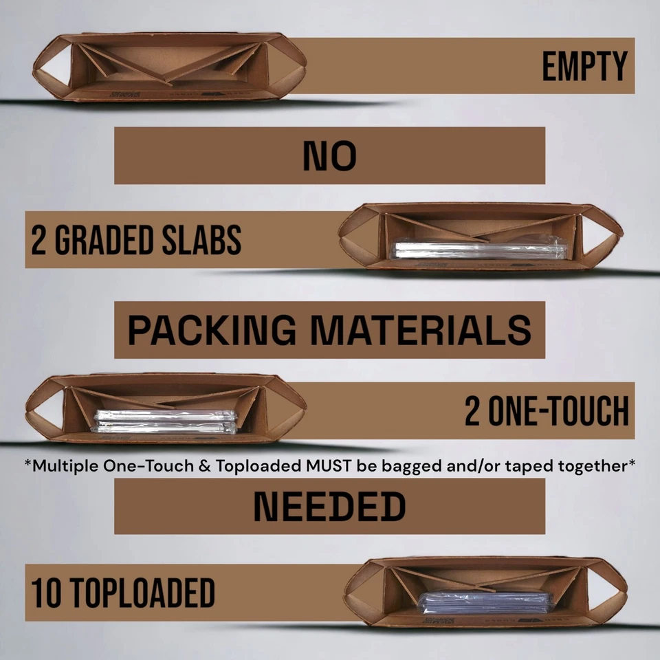 Card Coats Precision Pack - Graded Slab Trading Card Shipping Box - (50 Pk) - Image 3 of 4