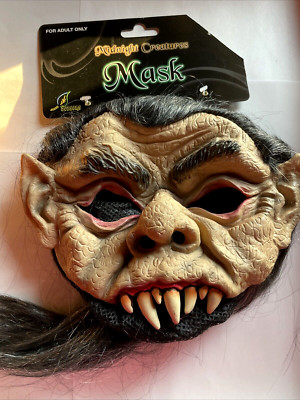Midnight Creatures ADULT Grisly VAMPIRE Halloween Mask NEW/UNUSED