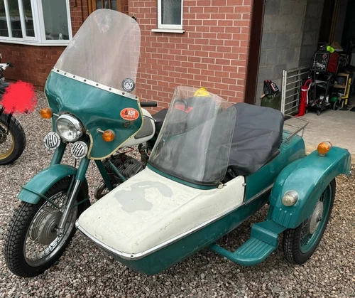 IZH Jupiter 3 With Sidecar Cossack Motorcycle 350 2T - Picture 1 of 8