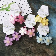 Little Flowers Hair Bands - Cute Elastic Hairbands Headwear Children Ropes 2PC