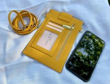 Faux Leather Card Bag Crossbody Wallet/Purse