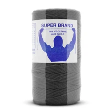 Tarred (Black) Nylon Twine, Twisted. Size #42, 1/4 lb 1-pack
