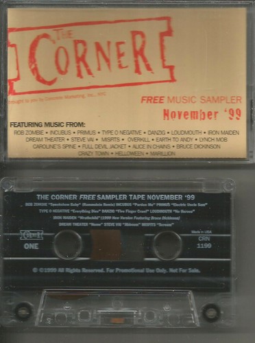 PROMO CASSETTE TAPE TYPE O NEGATIVE Dream Theater IRON MAIDEN Misfits MARILLION