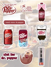 Dr Pepper Sticker Pack