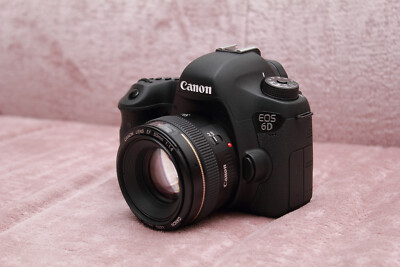 Canon 6D full frame camera and Canon EF 50mm f/1.4 USM Lens LOW