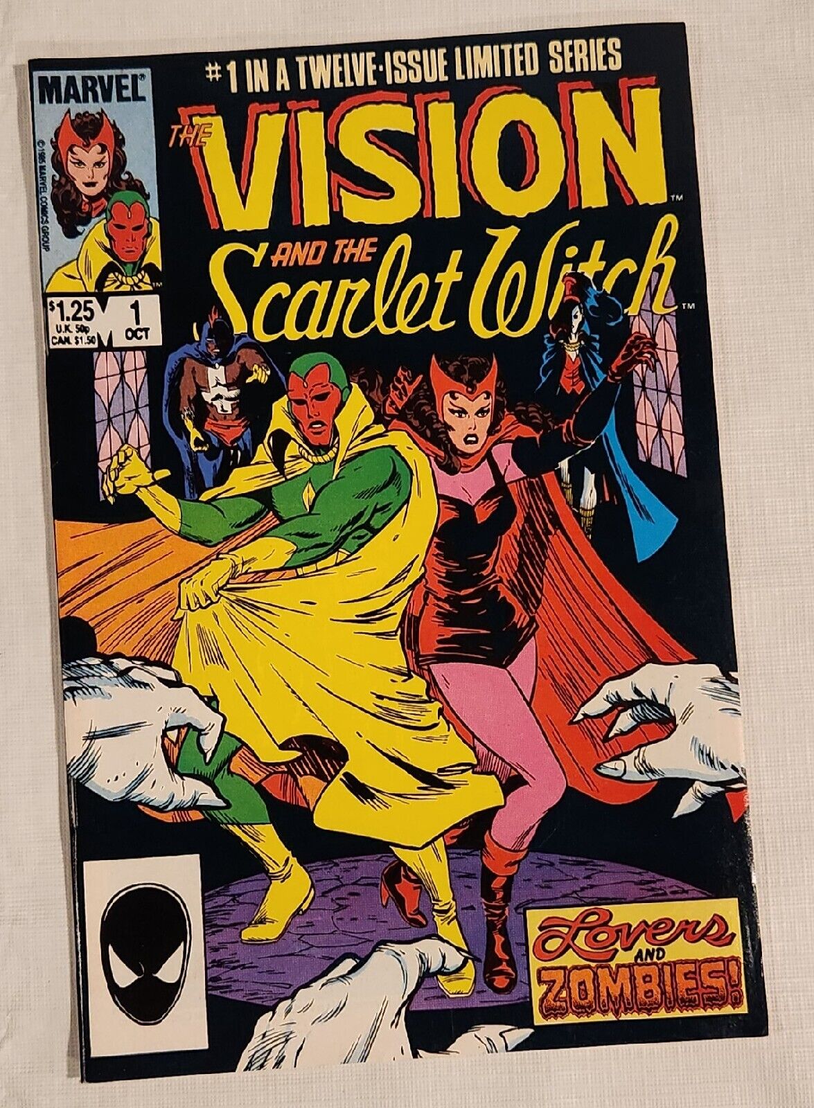VISION and THE SCARLET WITCH #1 HIGH GRADE MARVEL COMICS 1985
