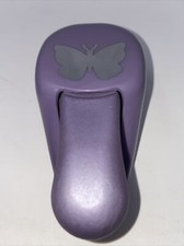 EK Success Paper Punch Whale Tail Butterfly Purple 1.75" Inch