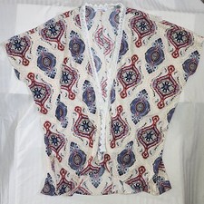 Steezyer Women's Top Wrap No Buttons Coverup Large