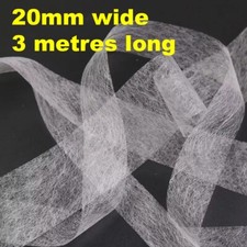 Wonder Web Hemming Tape 3 Metres Easy Web 20mm/2cm Just Iron On Adhesive UK