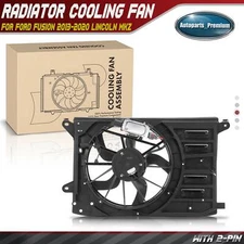 Radiator Cooling Fan with Shroud Assembly for Ford Fusion 2013-2020 Lincoln MKZ