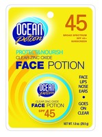 1oz Ocean Potion Suncare Face Potion Clear Zinc Oxide Spf 45 Hypoallergenic on sale 1oz Ocean Potion Suncare Face Potion Clear Zinc Oxide Spf 45 Hypoallergenic on sale