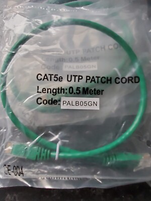 RJ45 Cat5e Patchkabel Ethernetkabel 0,5m grün x 2