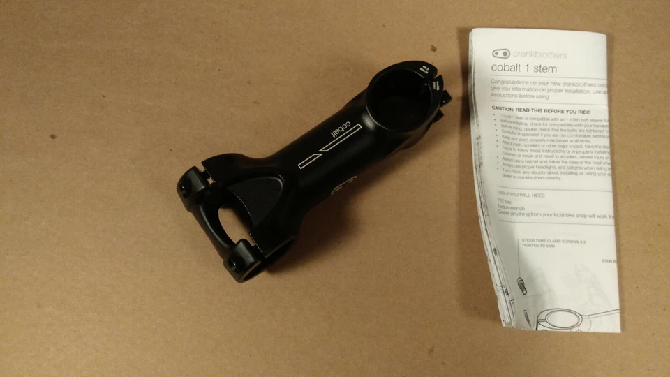 Vástago de bicicleta de montaña Crankbrothers Cobalt 1 100 mm x 31,8 para dirección de 1 1/8" rojo Foto 2 de 4