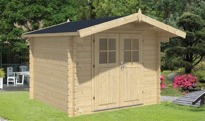 Blockbohlenhaus Gitte 28mm Wandstarke Mit Doppeltur Gunstig Kaufen Ebay