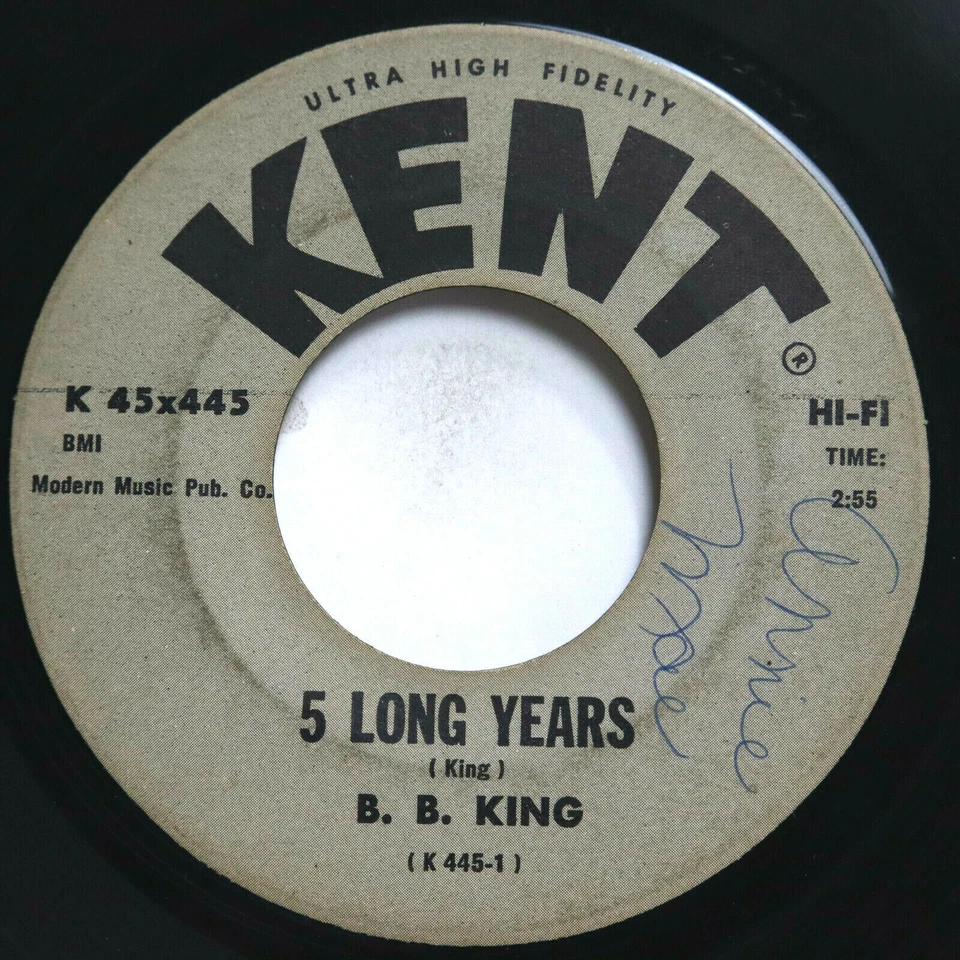 B.B. KING - LOVE, HONOR AND OBEY/ 5 LONG YEARS - SOUL 45 Foto 2 de 2