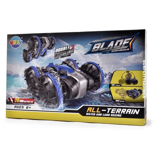Amphibious Reversible All Terrain Remote Control Stunt Car Toy