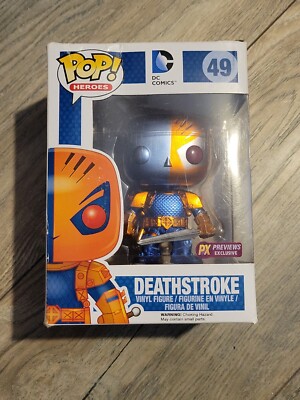 Funko Pop #49 DC Comics Deathstroke - PX Previews Exclusive. NIB