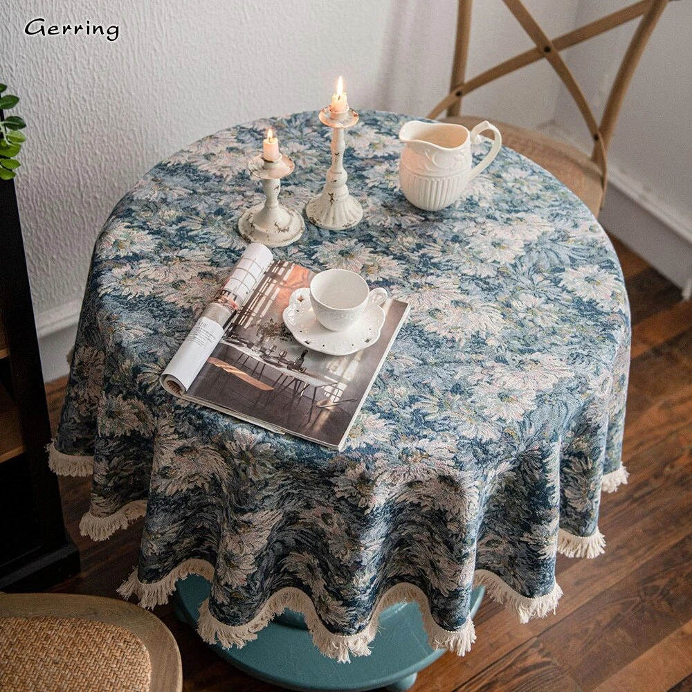 Round coffee table sale cloth