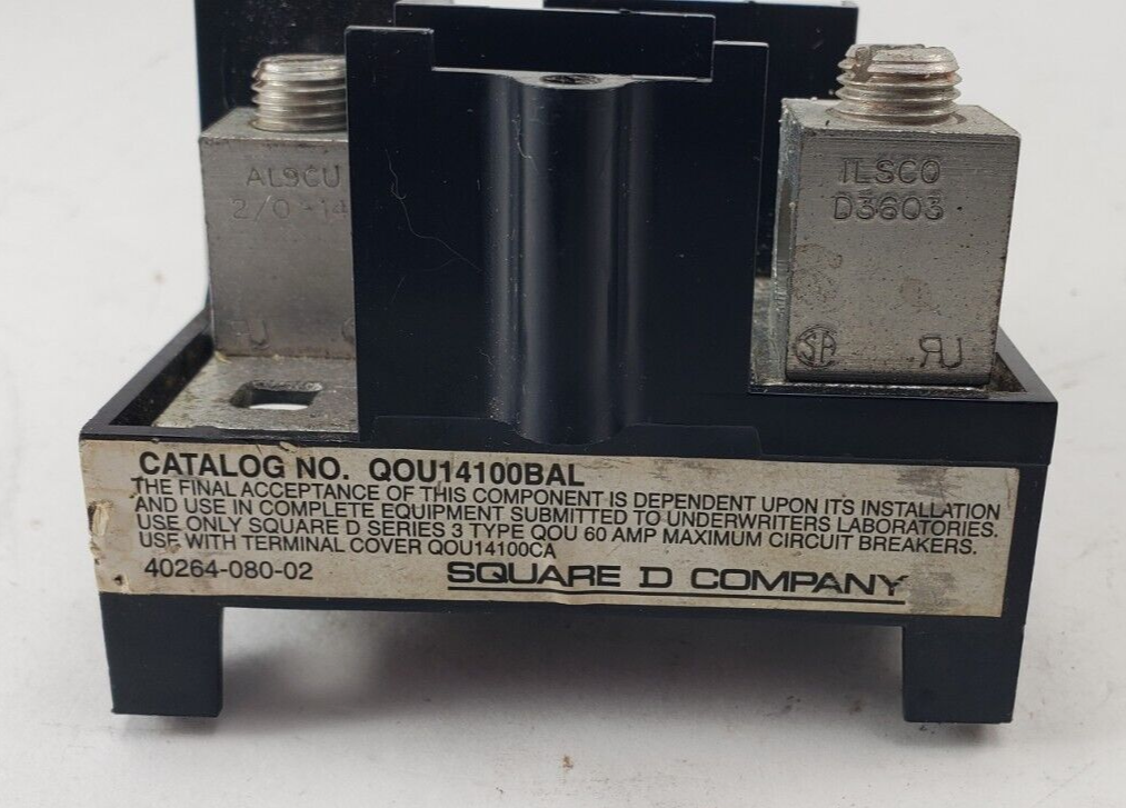 Rheem Square D 4 Pole Jumper Bar Left Wiring QOU14100BAL examine images