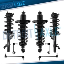 AWD Front Rear Struts with Coil Springs Sway Bars for 2016 - 2019 Honda Pilot