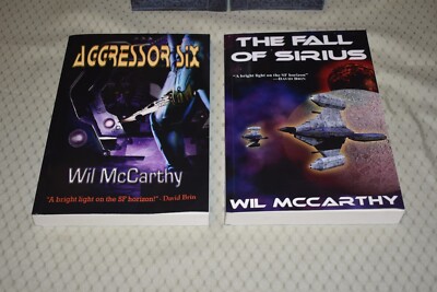 Aggressor Six series/set by Wil McCarthy (ReAnimus Press, Fall of Sirius, tpb)