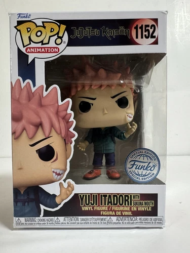 Funko Pop Jujutsu Kaisen Yuji Itadori with Sukuna Mouth Rare Special Edition