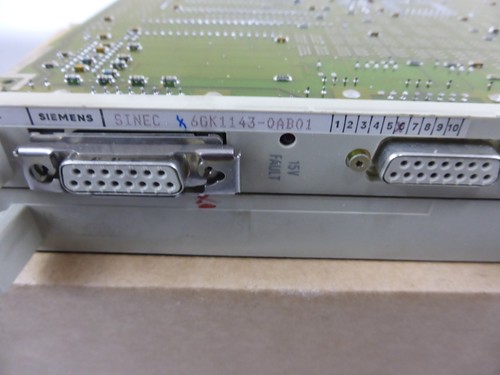 Siemens 6GK1143-0AB01 Komm Pièce Unique Ion Pro Zessor Simatic - Photo 6 sur 6