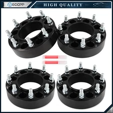 4Pcs 2" 8x6.5 to 8x180 Hub Centric Conversion Wheel Adapters For Chevy GMC 8 Lug