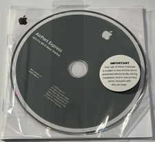 APPLE AIRPORT EXPRESS SOFTWARE DISC VERSION 1.5  2Z691-6481-A W/MANUAL SEALED
