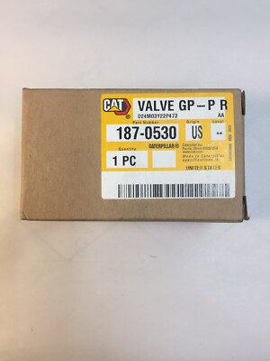 #ad Caterpillar Oem Pressure Valve Gp 187 0530. Cat Nos Valve Gp PR 1870530. $382.50