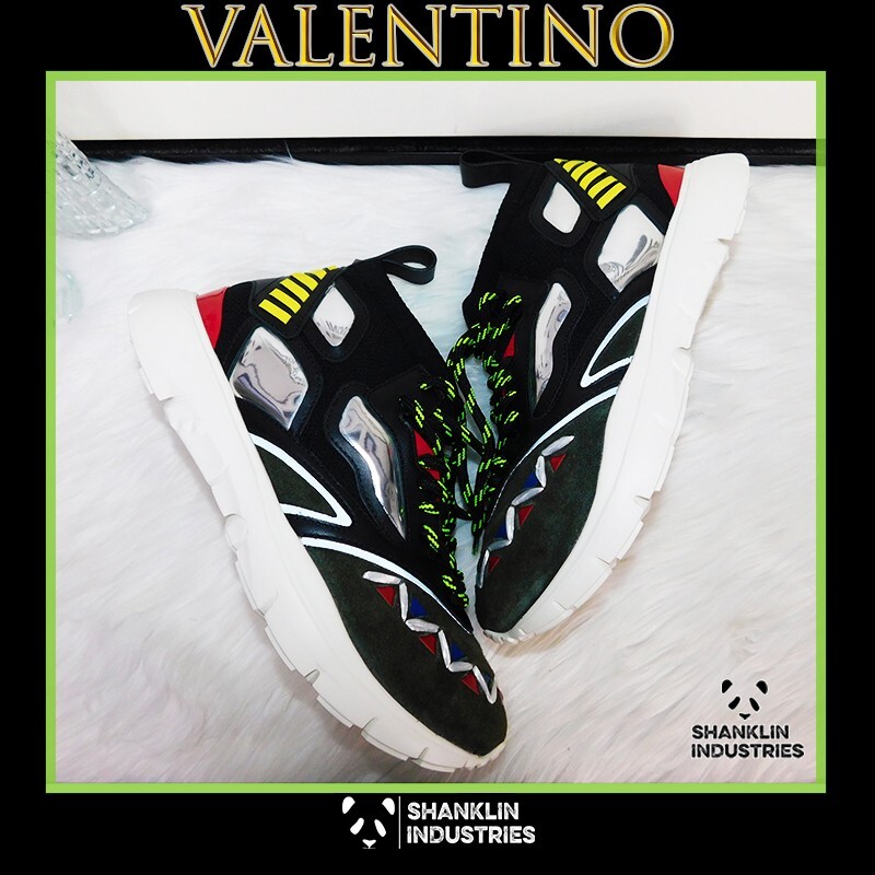 VALENTINO GARAVANI ? % Authentic Men\'s Mixed Media Shoes SZ 41 US 8 valentino garavani mens shoes products for sale | eBay main image 4