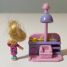 Vintage Polly Pocket Bluebird 1995 Comb 'n Curl Salon Variation