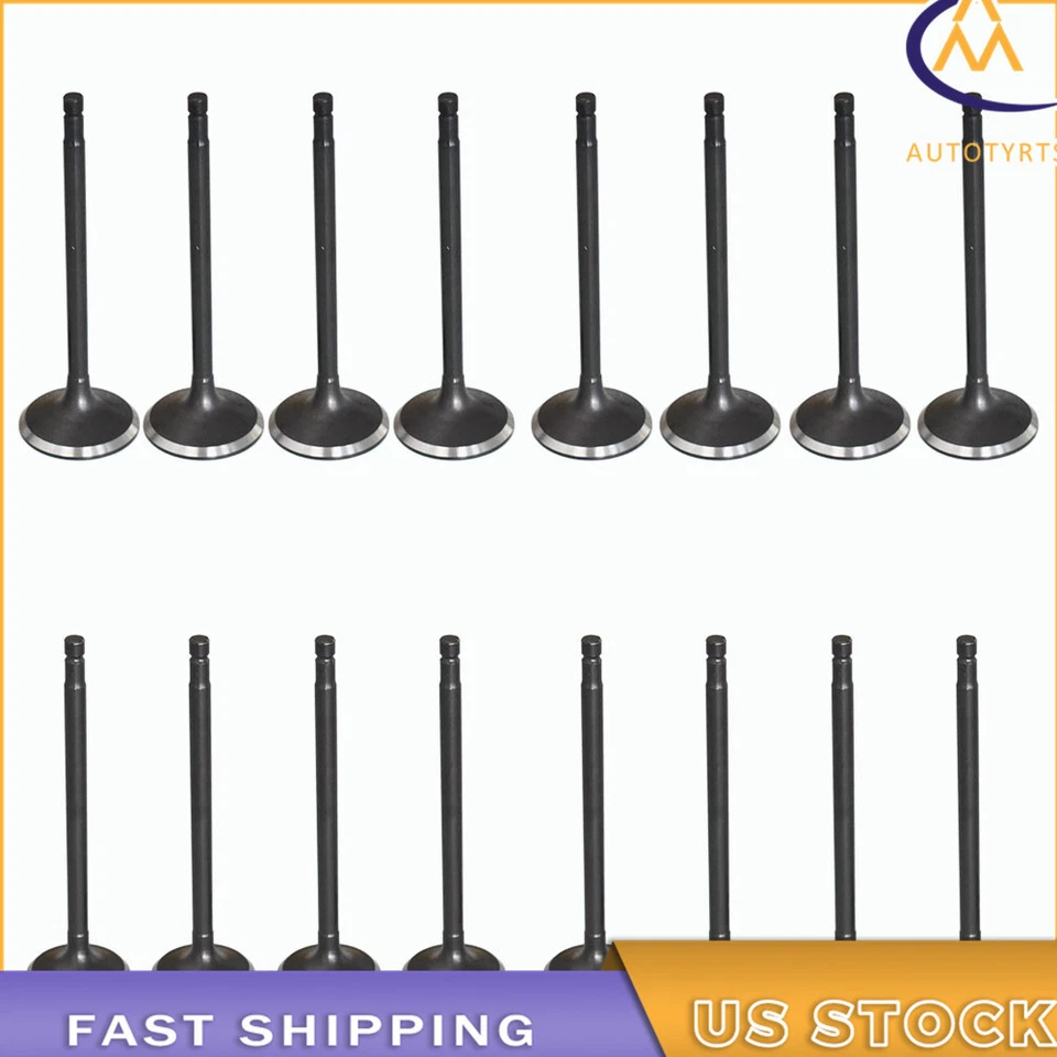 Válvulas de escape y admisión 16 piezas para Mazda CX-7 l4 2008 2009-2012 2,3 L 4 cilindros Foto 3 de 4