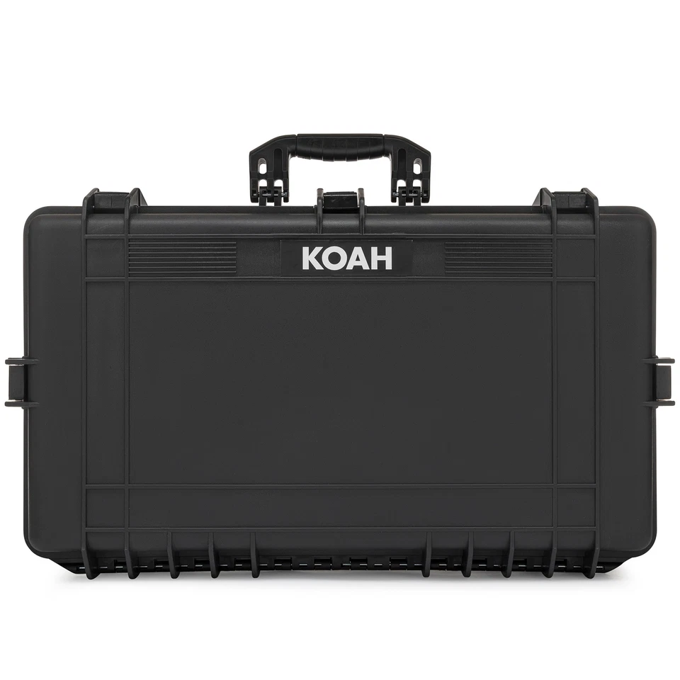 Koah Weatherproof Hard Case with Customizable Foam (28 x 17 x 7 Inch)