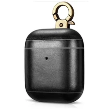 Leather Case for Apple AirPods - Black Perfect Christmas Gift