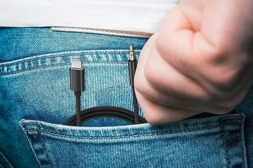 Cable adaptador de audio Lightning a 3,5 mm certificado Apple MFi - Nuevo - Envío gratuito - Imagen 6 de 9