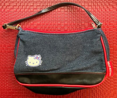 Hello Kitty Purse Small Denim Y2K